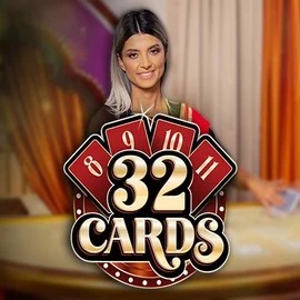 32 Cards game by Ezugi – logo hosted on Stake Casino
