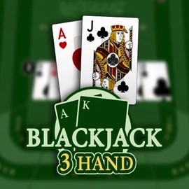Blackjack 3H (Habanero) slot logo by Habanero at Stake Casino