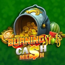 Official Slots logo: Burning Slots Cash Mesh by BF Games at Stake Casino