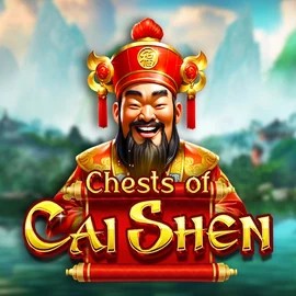 Chests of Cai Shen slot visual from Pragmatic Play available on stakescasino.eu.com
