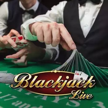 Live Blackjack logo – Live Casino by Evolution at Stake Casino
