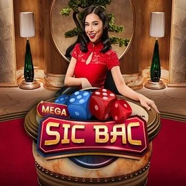 Official Live Casino logo: Mega Sic Bac by Pragmatic Play at Stake Casino