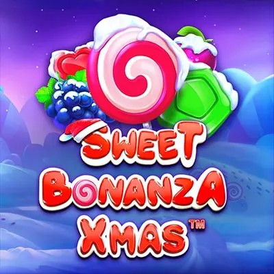 Sweet Bonanza Xmas Slot slot visual from Pragmatic Play available on stakescasino.eu.com
